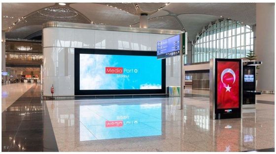 Usine de Shenzhen d'écran du Signage LED de Digital de secousse de visuel à grand écran de l'utilisation LED d'aéroport anti