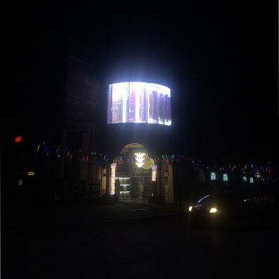 L'écran visuel extérieur incurvé 3 de l'IMMERSION LED dans 1 configuration Ethiopie de pixel dénomment l'usine de Shenzhen