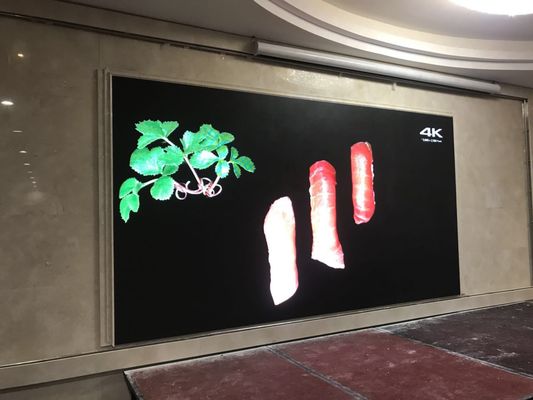 Affichage de mur visuel fort d'IP33 4k 1536 * 832 usine de Shenzhen de panneau de mur de la haute performance LED