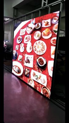 écran visuel d'intérieur de 3.456m*2.88m 1920Hz LED avec l'usine en plastique installable de Shenzhen de Cabinet d'aimant