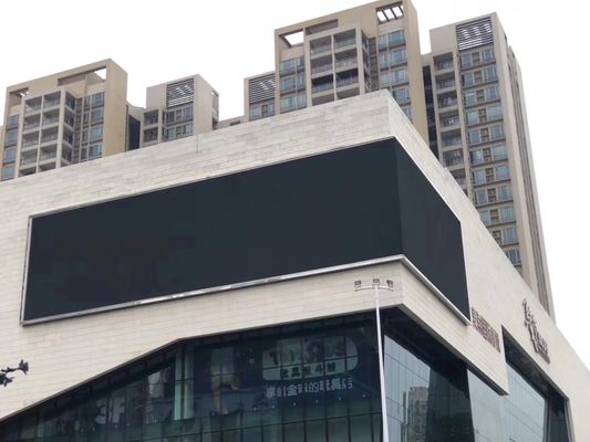 Le pixel visuel extérieur de l'écran 10mm de l'affichage à angle droit LED lance l'usine de Shenzhen de la fréquence 60Hz