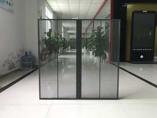 l'écran visuel transparent IP33 de 1m*1m SMD 1920 LED montrent à LED extérieure l'usine visuelle de Shenzhen de mur