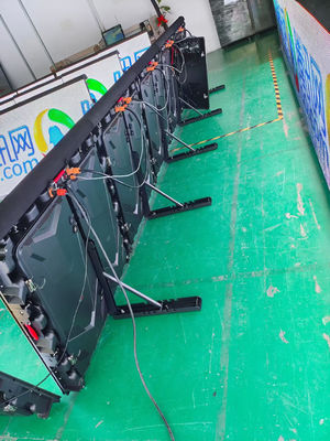 Le périmètre multi d'écran LED d'alun de Matrice-cas d'affichage de sport d'écran visuel extérieur du Cabinet affichage à LED l'usine de Shenzhen