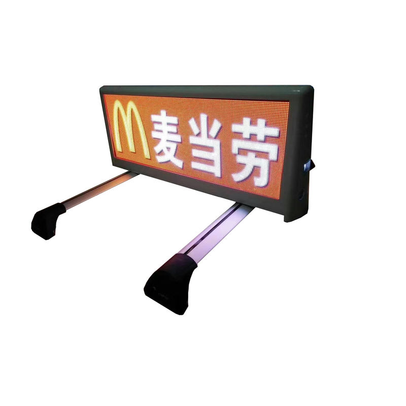 Le panneau d'affichage mobile bilatéral extérieur IP65 du taxi LED imperméabilisent le contrôle de P3.33 960mm*320mm Wifi